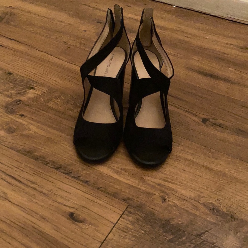 Black Antonio Melani heels